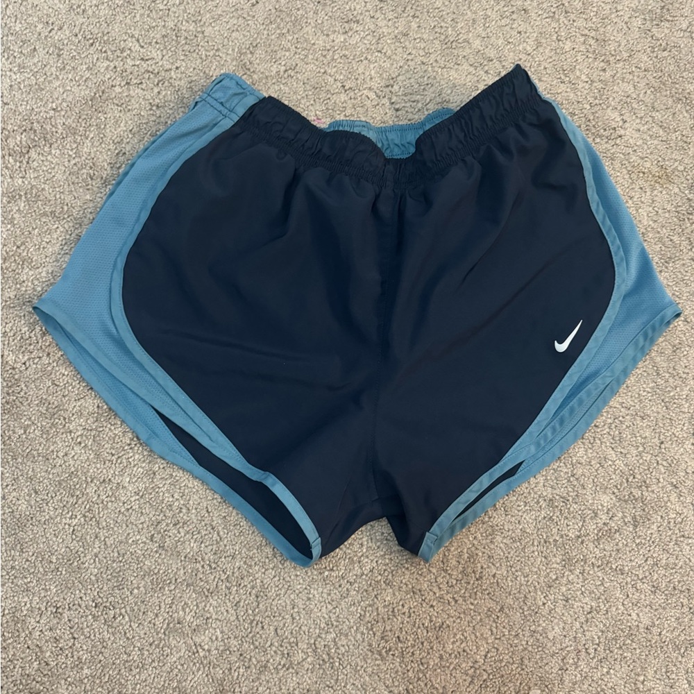 NIKE tempo running shorts blue medium